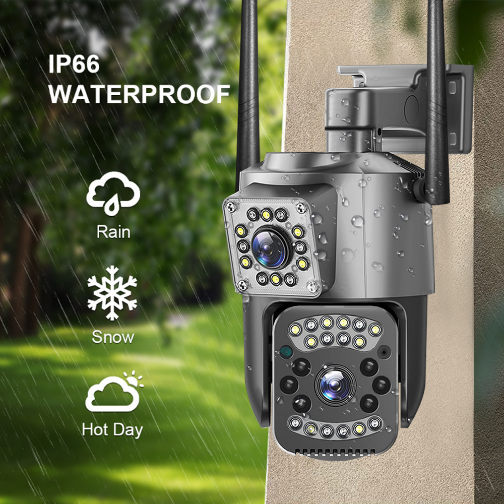 2MP Dual-Lens Camera Compatible with V380 Pro APP 2MP Dual-Lens Camera Compatible with V380 Pro APP